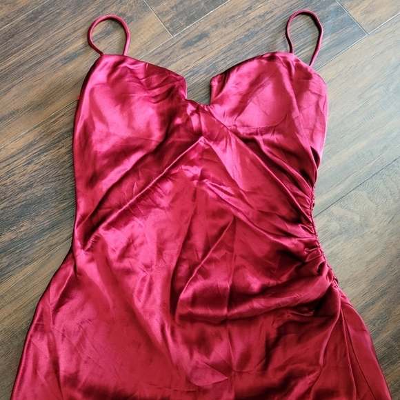 Selina Designer Red‎ Sexy Bodycon Mermaid Ball Gown Prom Dress Size XS - Picture 9 of 13